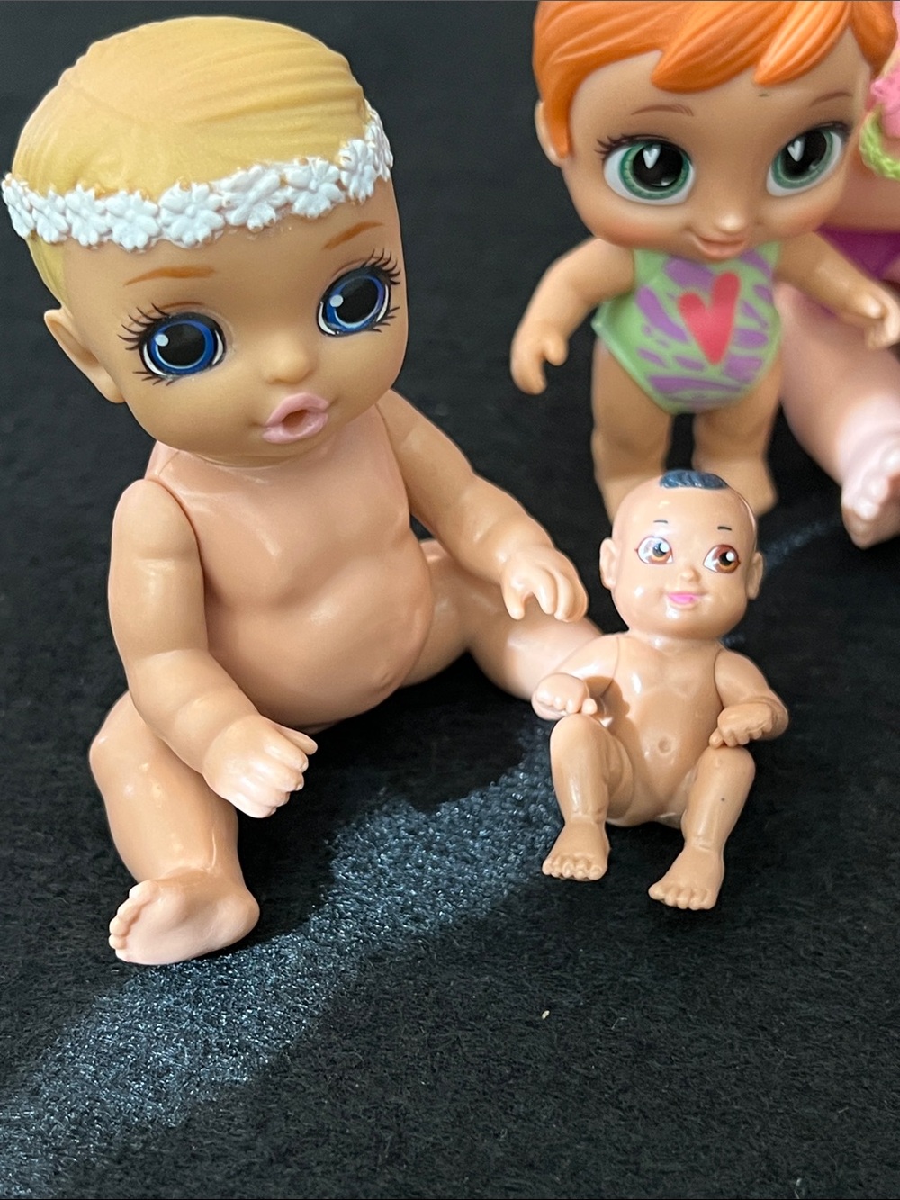Mini Baby Doll Collector Lot of 7 Vintage & Modern - Picture 4 of 7